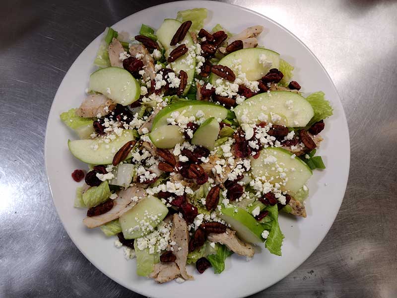 Apple walnut chicken salad fall special at Holiday Kitchens