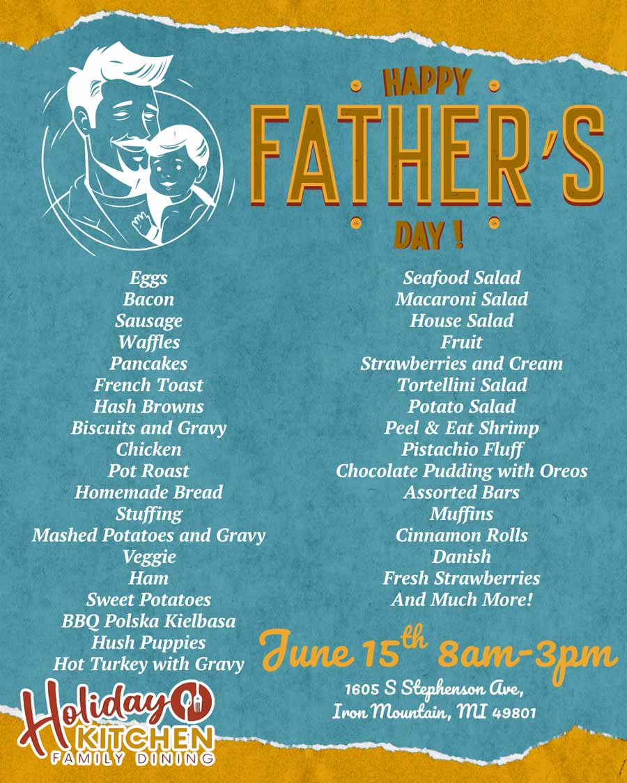 Holiday Kitchen Fathers Day 2025